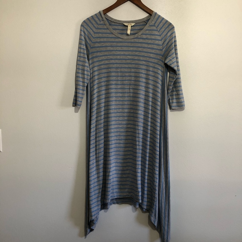 Matilda Jane Striped Knee Length Dress Small